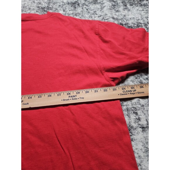 Vintage Disney 101 Dalmations Shirt Mens XL Red Embroidered Puppy Dog Pocket 90s - Picture 5 of 6